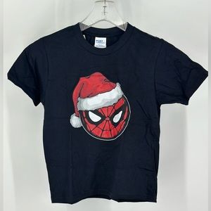 Marvel Christmas Spider-Man Santa Hat T-Shirt